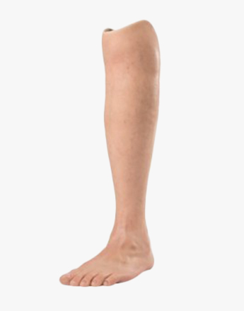 Silikonüberzug für Beinprothese