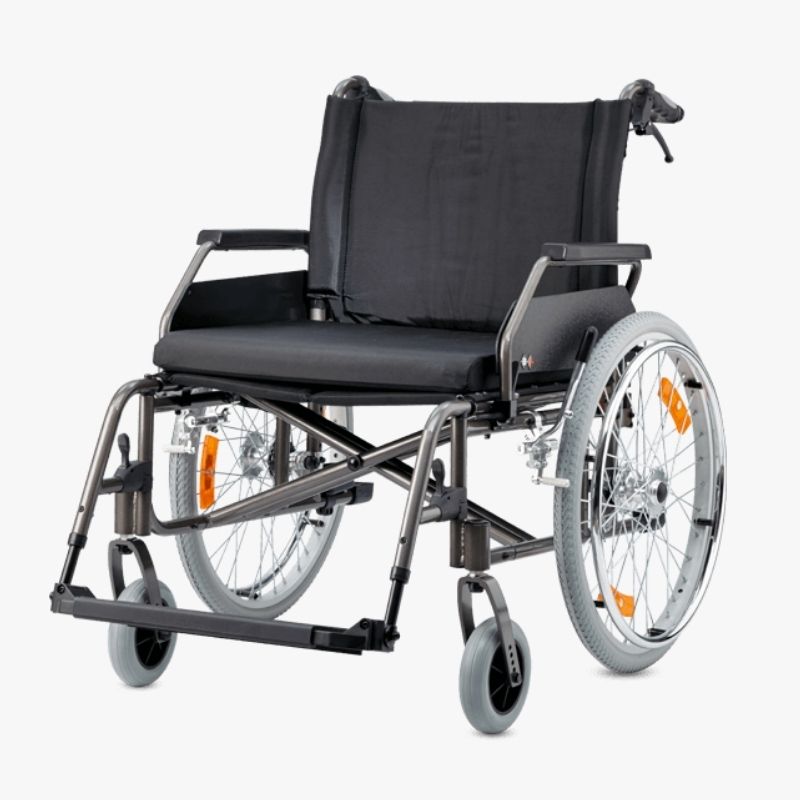 Rollstuhl ECON XXL, Sitztiefe 48 cm mit Sonderbreiten