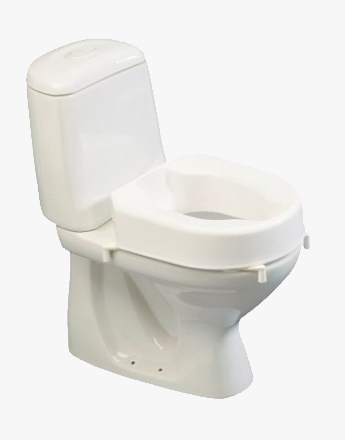Hi-Loo Toilettensitzerhöhung mit Klammern